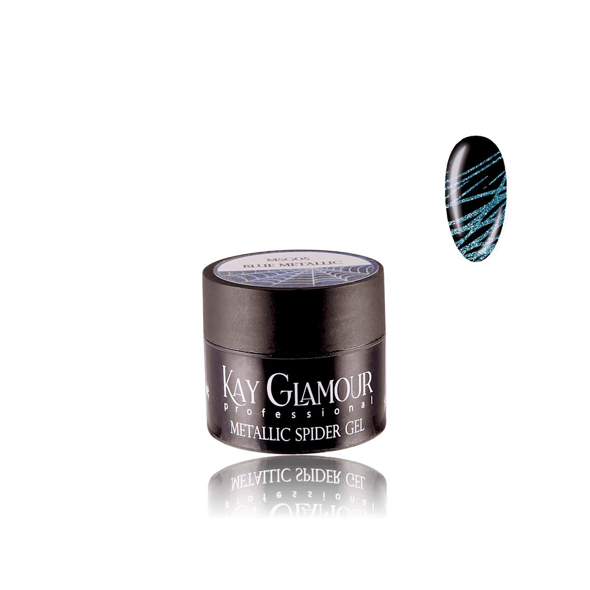 METALLIC SPIDER GEL BLUE