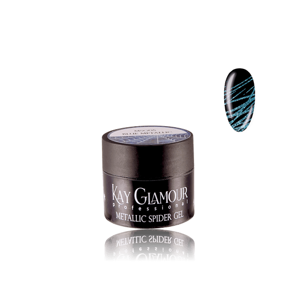 METALLIC SPIDER GEL BLUE