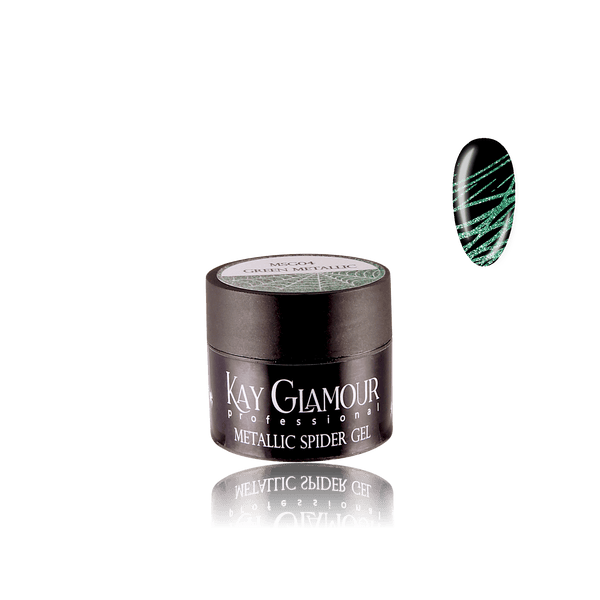 METALLIC SPIDER GEL GREEN
