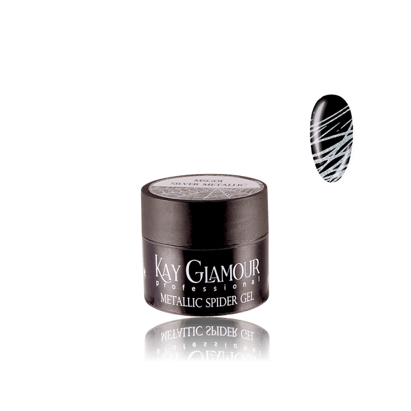METALLIC SPIDER GEL SILVER